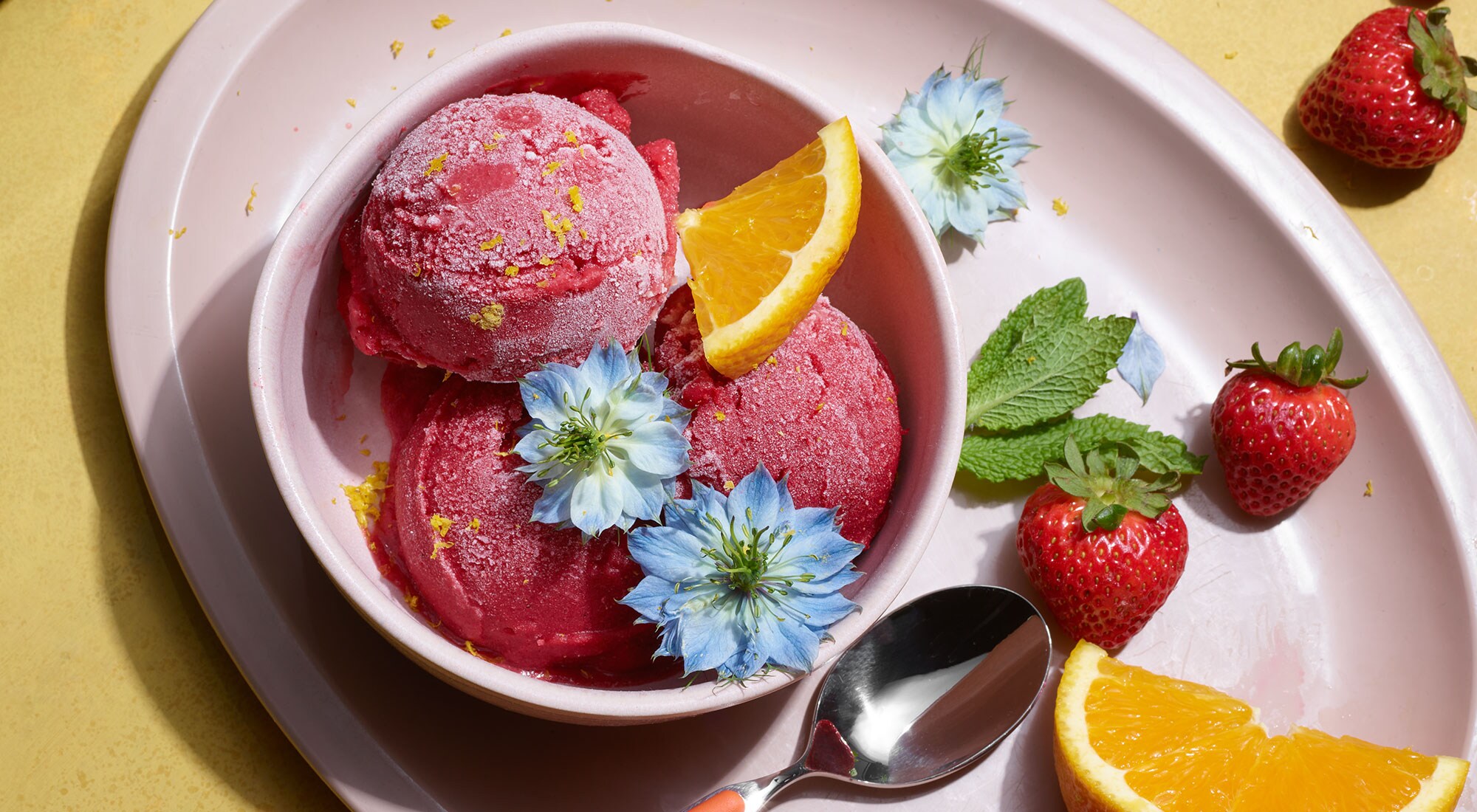orange raspberry freeze