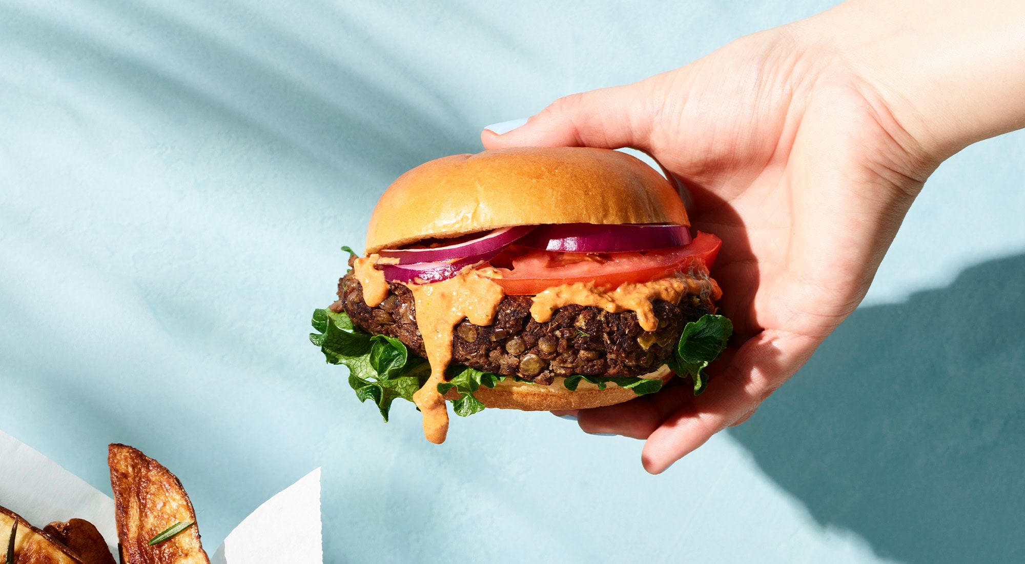 lentil burger