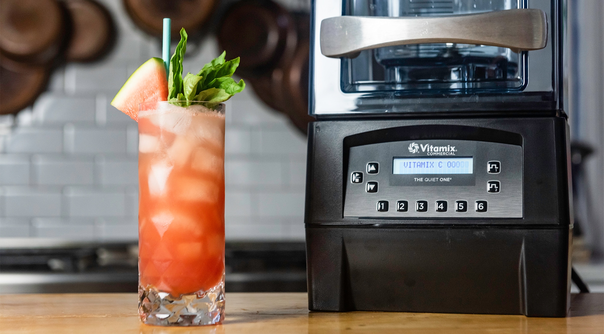 cocktail and blender