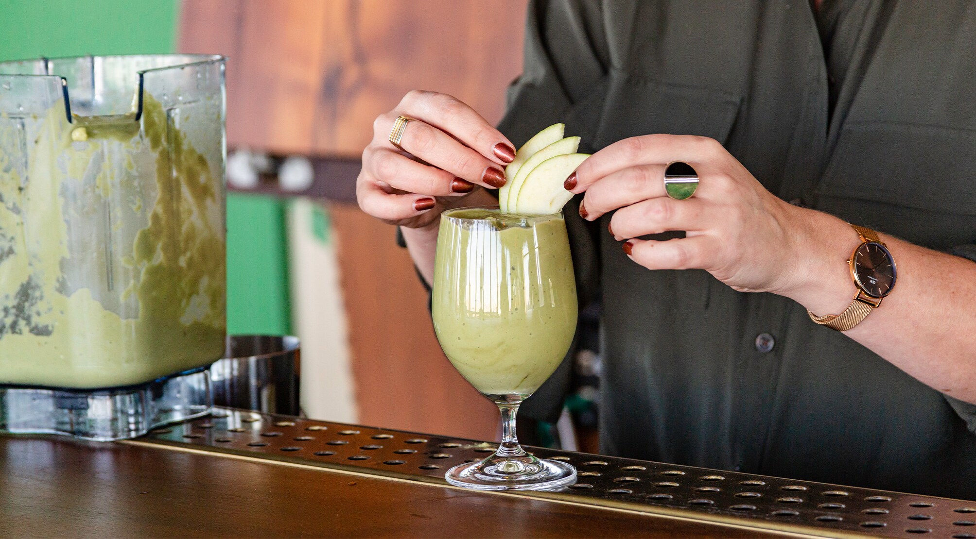 blended cocktail