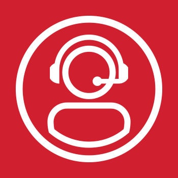 Icon of person with headset