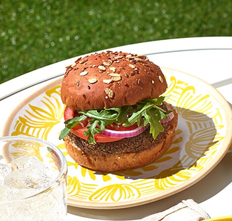 Black Bean Burgers with Sriracha Aioli Recipe