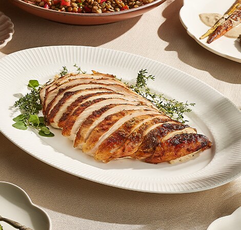 Roasted Turkey Breast with Winter Spice Blend Recipe
