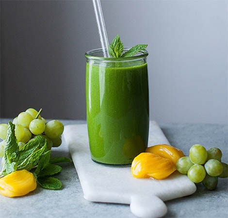 jackfruit-and-mint-green-smoothie
