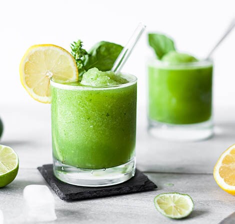 Lemon Lime Basil-Ade Slushy Lemon Lime Basil Slushy 470x449.jpg