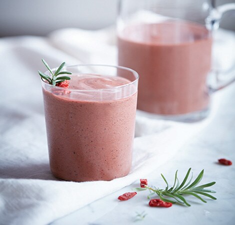Cherry, Pistachio, Cardamom kombucha Smoothie cherry-pistachio-kombucha-smoothie