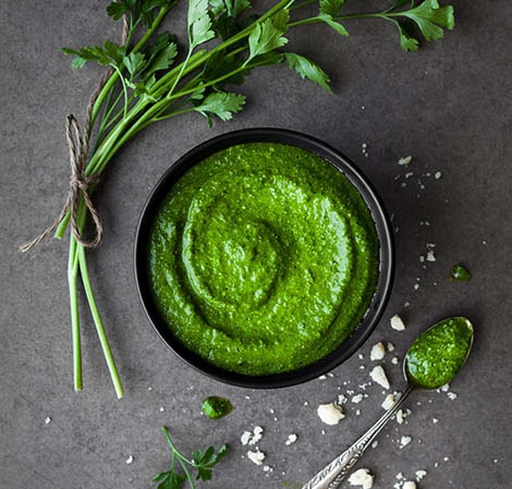 Parsley Spinach Pesto Recipe