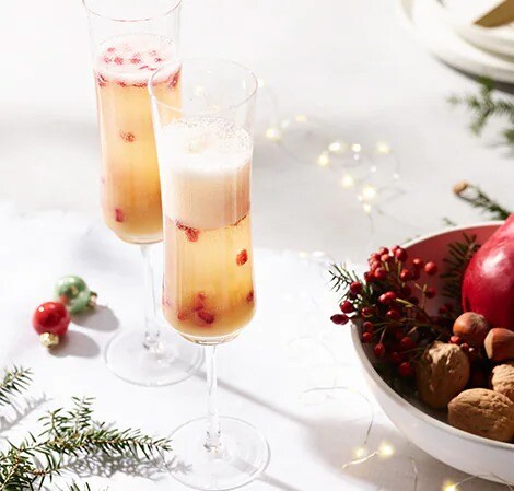 Pear & Pomegranate Bellini Recipe