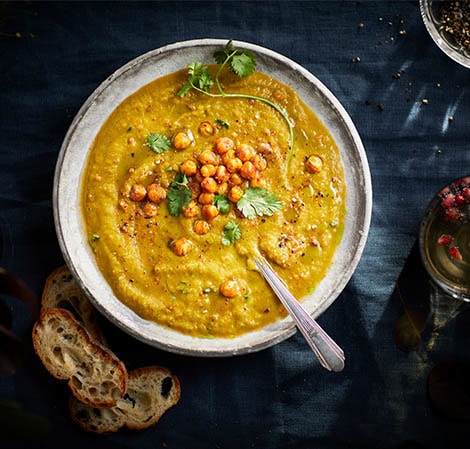 Roasted Root Vegetable Soup Recipe