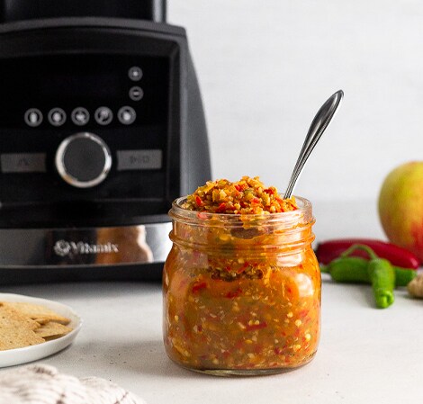 Spicy Pepper, Garlic, and Apple Relish FPA-Spicy-Pepper-Relish