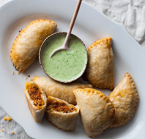 Beef, Vegetable & Manchego Empanadas Vitamix Empanadas Square Crop.jpg