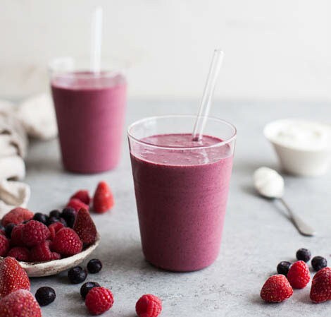 Triple Berry Smoothie Recipe