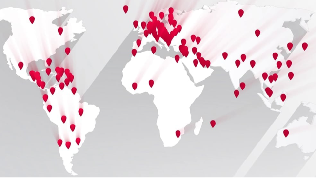 Map of Vitamix Locations