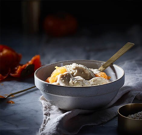 White Sesame Nice Cream white sesame nice cream