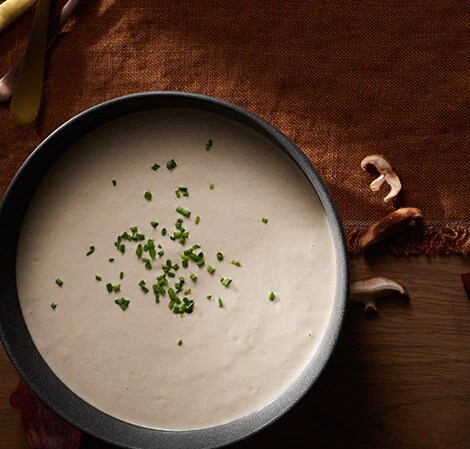 Wild Mushroom and Thyme Cream Soup Recipe