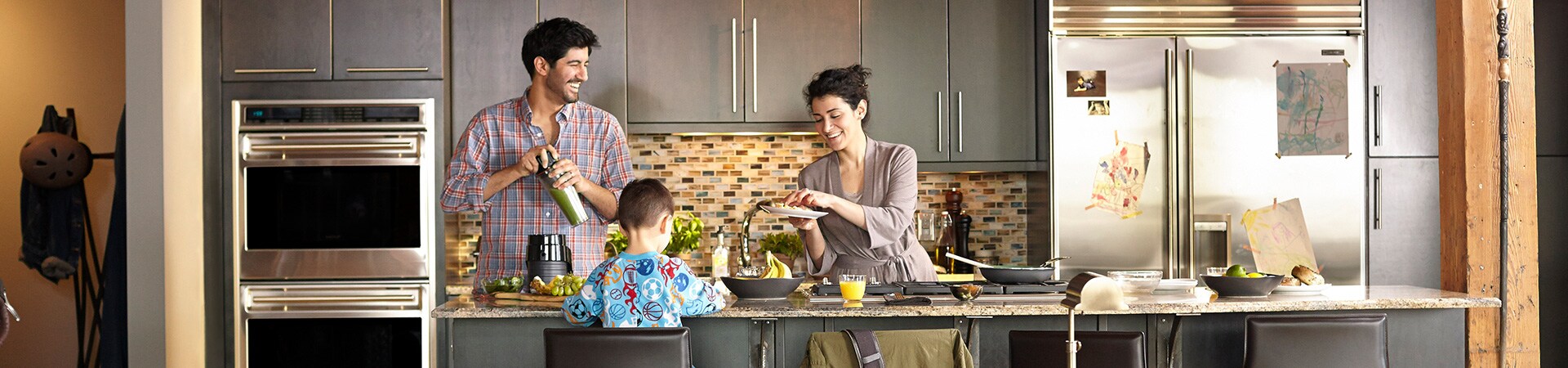Undying Passion Family Creating Meal with New Vitamix