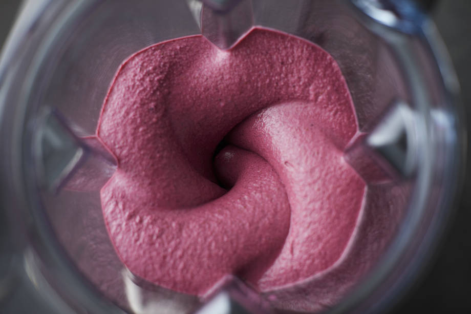 fruit sorbet blending