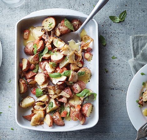 Warm Balsamic Potato Salad Recipe