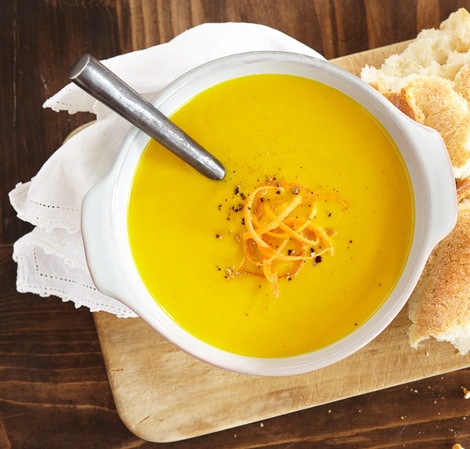 Carrot Ginger Tofu Soup Recipe