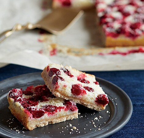 Cranberry Coconut Squares