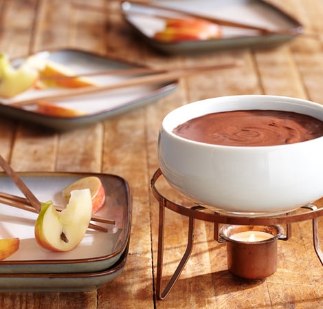 Dark Chocolate Raspberry Fondue Recipe