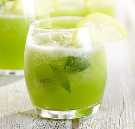 Frosty Basil Lemonade Recipe