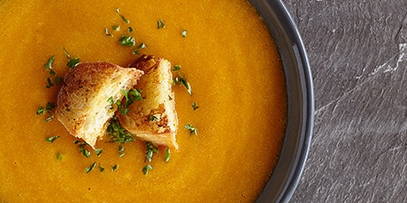 Gingered Carrot Orange Soup