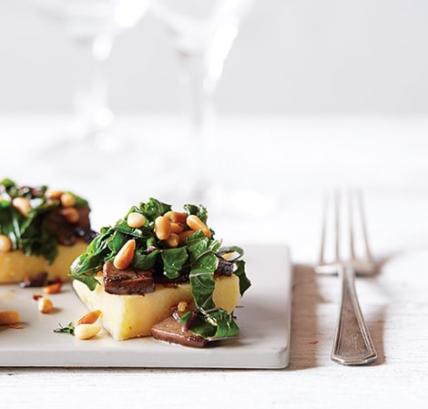 Spicy Kale with Polenta Spicy Kale with Polenta
