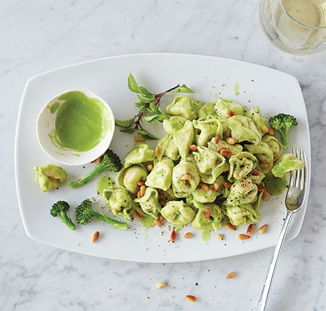 Tortellini with Broccoli Pesto Recipe